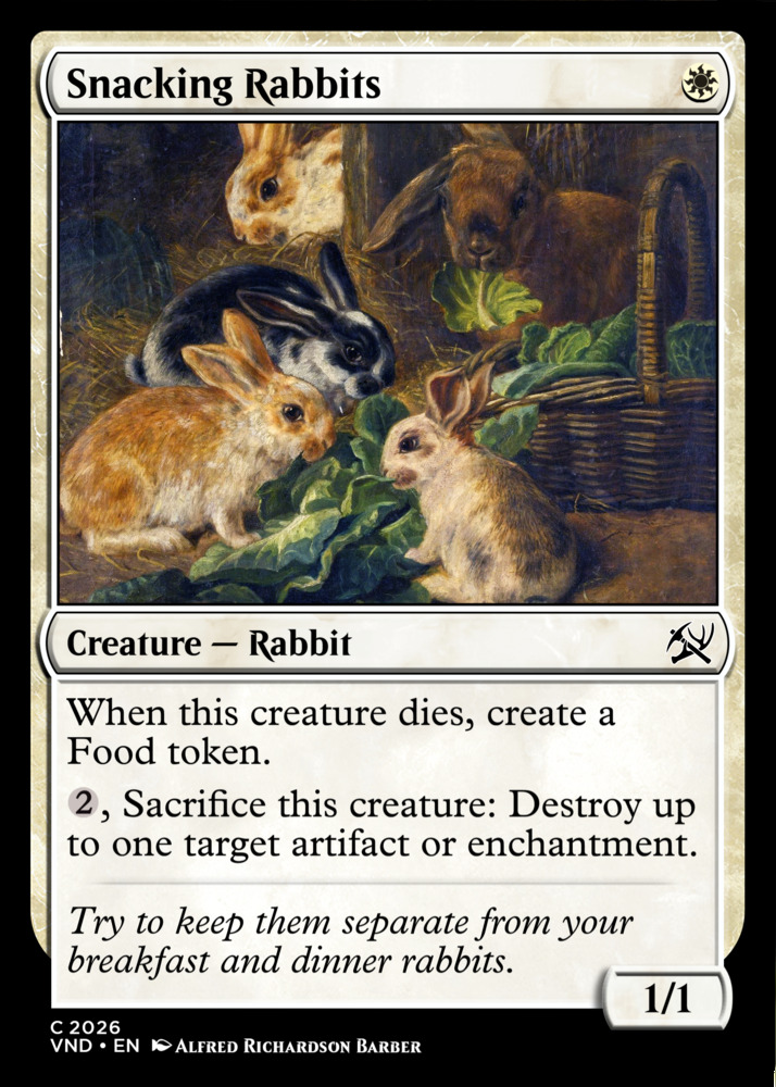 Snacking Rabbits